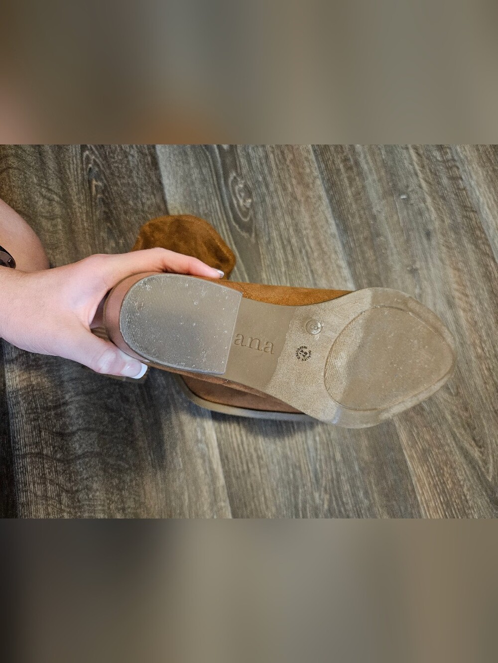 3 For $15 🎊 Brown Suede Fold-Over Ankle Boots - Picture 8 of 10